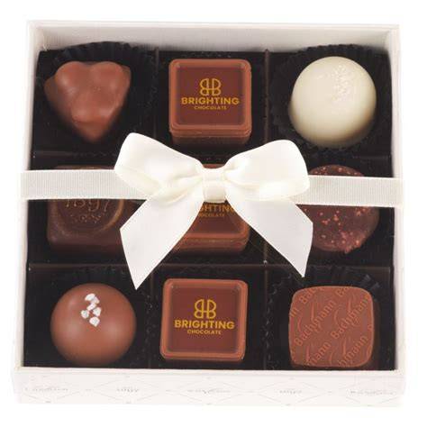 Assortment Pralinés Box mit Schleife