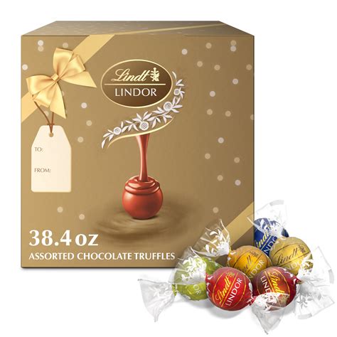 Assortment of Lindt Lindor, Hello and Fioretto in a gift box