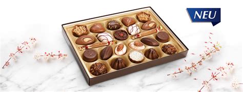 Assortment von Lindt Pralinen mit Pistazien- und Haselnussstückchen