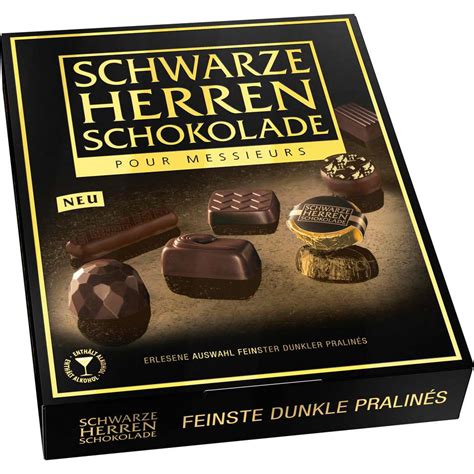 Assortment von Schwarze Herren Pralinen