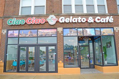 Außenansicht Cafe Gelato Toto in Mörlenbach