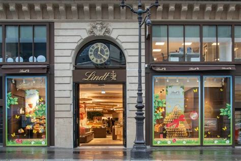 Außenansicht Lindt Boutique Am Anger