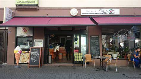 Außenansicht Pizzeria Da Linda in Mannheim