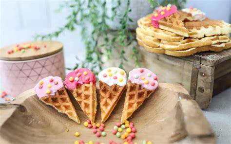 Auer Eiswaffel als klassische Grundlage für Eis