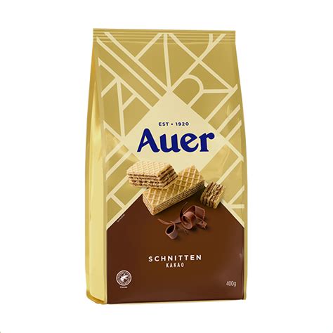 Auer Waffeln verschiedene Sorten und Verpackungen