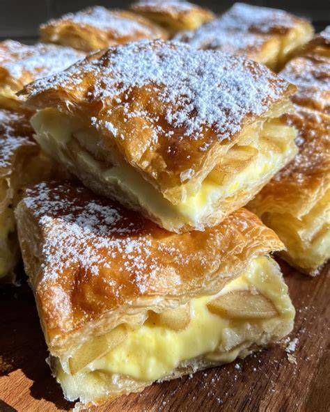 Aufbewahrung: Tortenstück mit Puddingcreme im Kühlschrank