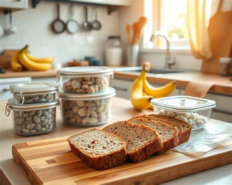 Aufbewahrung und Haltbarkeit von Bananenbrot
