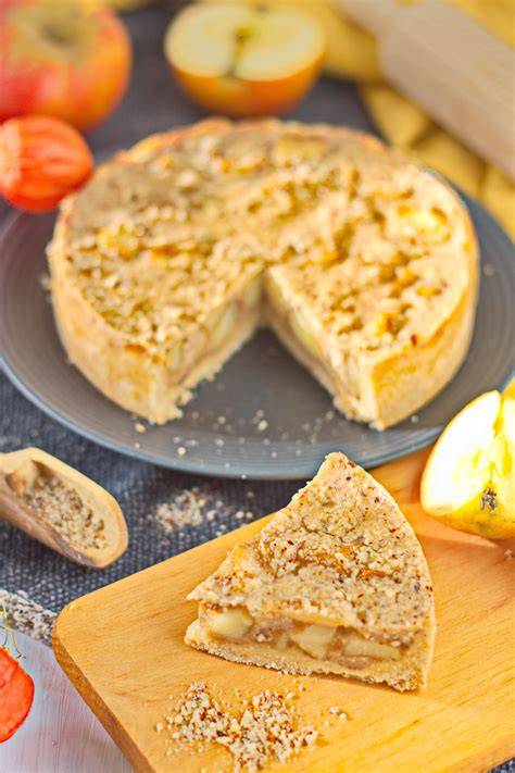 Aufbewahrung und Serviervorschläge für veganen Apfelkuchen