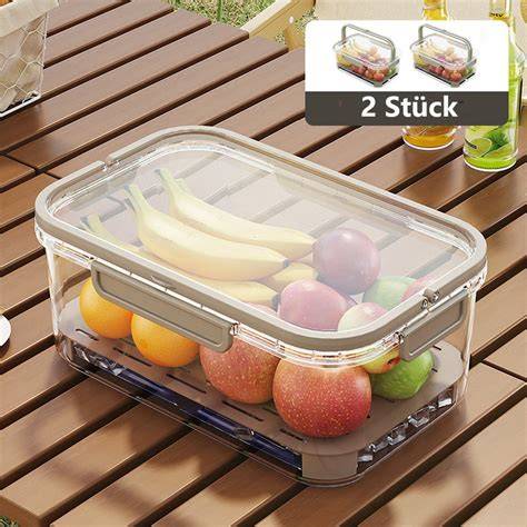 Aufbewahrung von Haferflocken-Bananen-Riegeln - Box, Kühlschrank, Gefrierfach