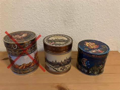 Aufbewahrung von Lebkuchen in Dosen