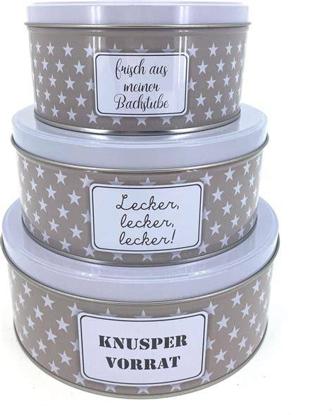 Aufbewahrung von Puddingplätzchen in Keksdose