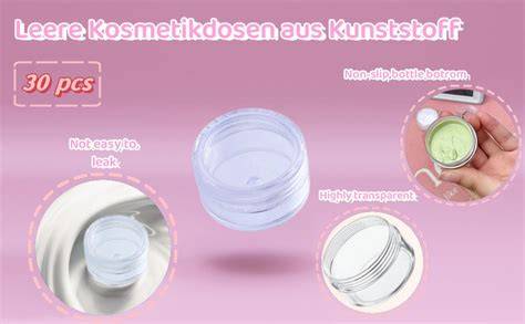 Aufbewahrung von selbstgemachtem Lippenbalsam - kleine Döschen