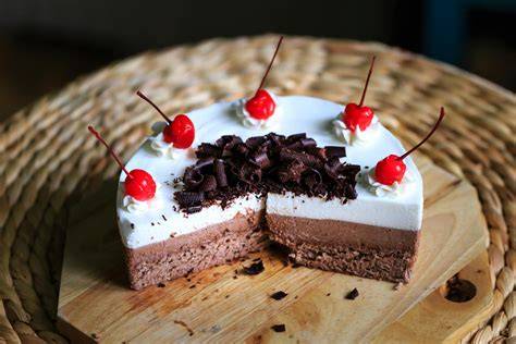 Aufgeschnittener Kuchen - Querschnitt