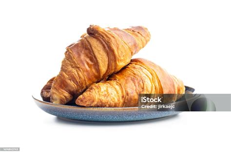 Aufgeschnittenes Buttercroissant: Schichten sichtbar