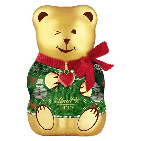 Aufgeschnittenes Lindt Teddy Schokoladenprofil