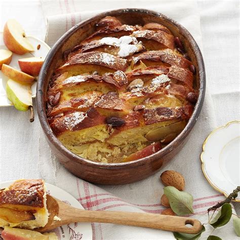 Auflauf mit Marzipan und gerösteten Mandeln