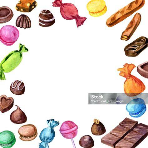 Aufschnitt und Pralinen mit Likörfüllung (Illustration)