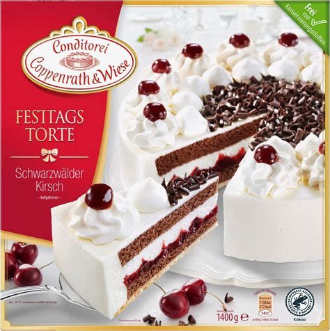 Auftauen der Coppenrath & Wiese Torte im Kühlschrank