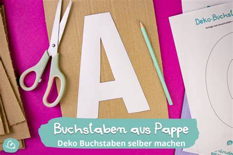 Ausschneiden von Buchstaben aus Bisquitboden mit Vorlage