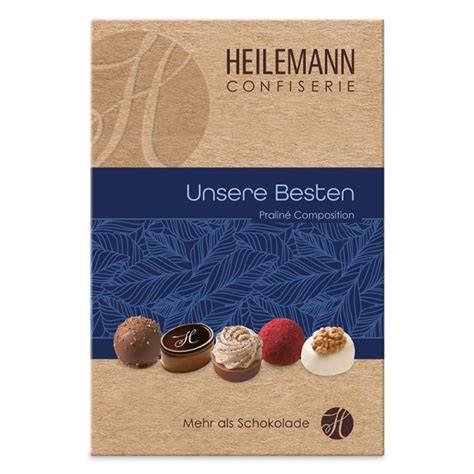 Auswahl an HEILEMANN Pralinen und Trüffeln