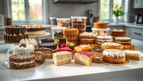 Auswahl beliebter Kuchen, die sich besonders gut einfrieren lassen