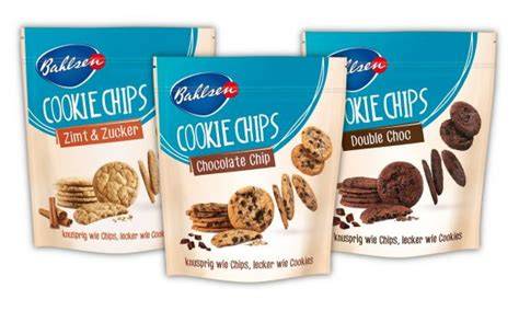 Auswahl der Bahlsen Cookie Chips Sorten