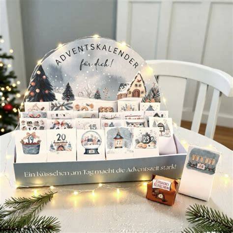 Auswahl verschiedener Adventskalender-Motive