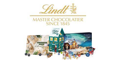 Auswahl verschiedener Lindt Adventskalender-Designs
