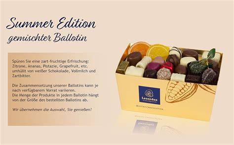 Auswahl verschiedener Pralinen aus der königlichen Mischung