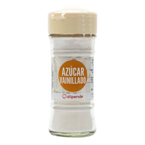 Azúcar vainillado - Produktbeispiel und Etikett