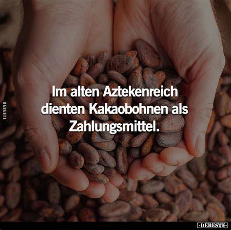 Azteken-Markt mit Kakaobohnen als Zahlungsmittel