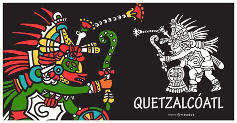 Aztekischer Gott Quetzalcóatl bringt den Menschen die Kakaobohne