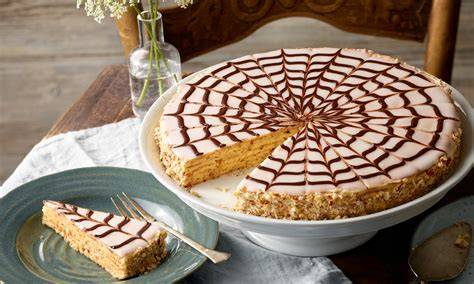 Böden für Esterházy-Torte im Ofen