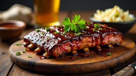 BBQ Sauce zu Burger und Spare Ribs