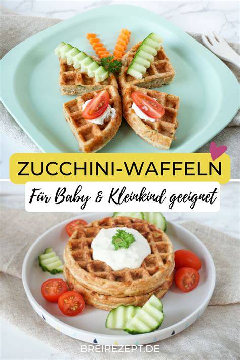 Baby friendly Waffeln als Fingerfood in Streifen geschnitten