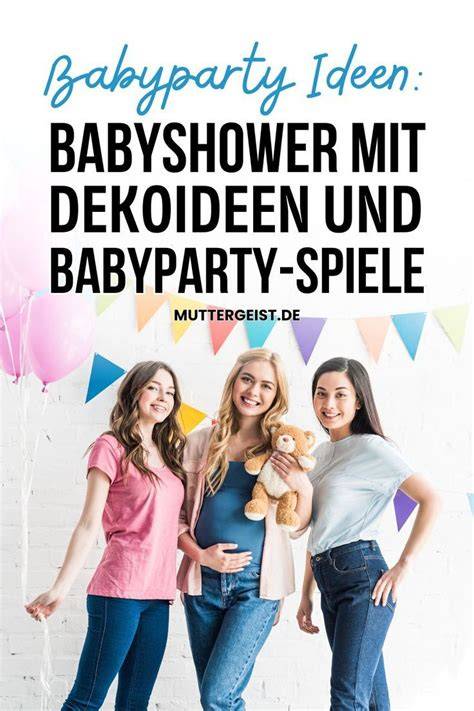 Babyparty mit Babybauch-Torte, Spiele und Dekoideen
