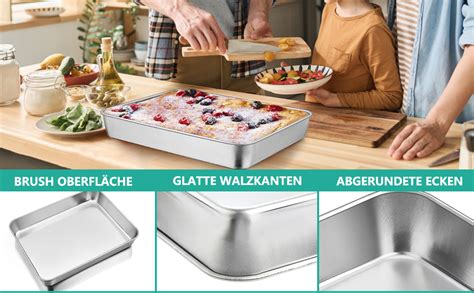 Backblech aus Edelstahl - die perfekte Backform für Apfelkuchen