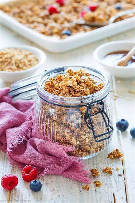 Backen von Granola im Ofen - Schritt-für-Schritt-Bild