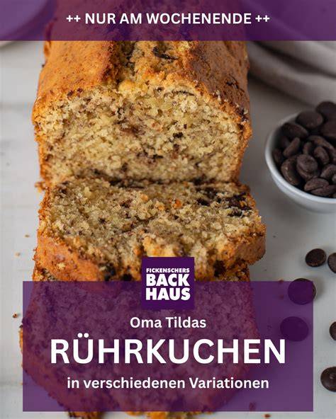 Backformen und Variationen für Vegane Rührkuchen