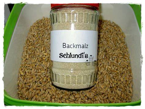Backmalz und Getreidekörner: Herstellung