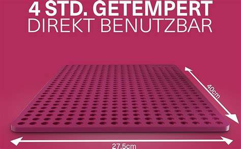 Backmatte mit Noppen für knusprige Pommes