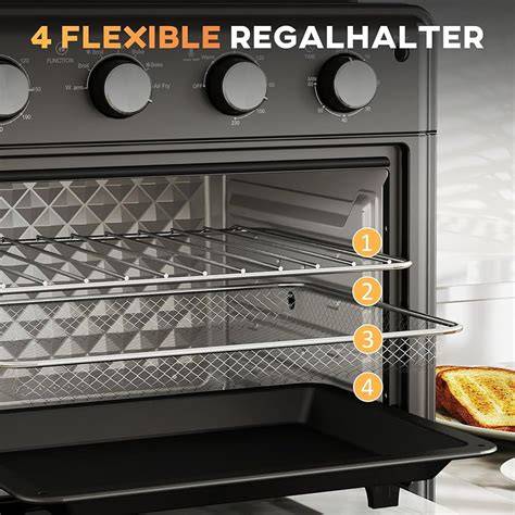 Backofen mit voreingestellter Temperatur und Backblech