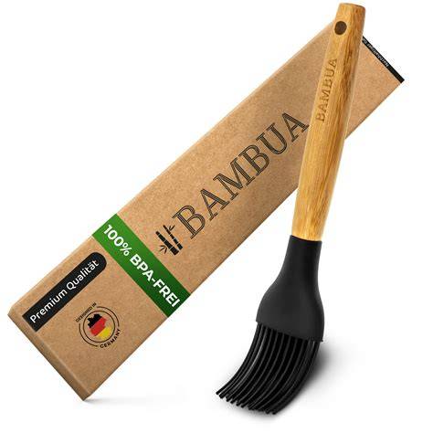Backpinsel aus Silikon und Naturborsten