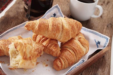 Backprozess bei Croissants und Verdampfung von Alkohol