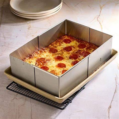 Backrahmen für Pizza, Brot und mehrschichtige Desserts