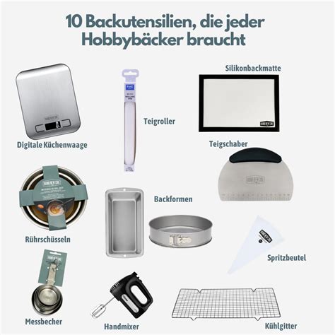 Backutensilien für Mozarttorte