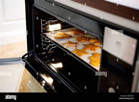 Backvorgang von Lebkuchen im Ofen