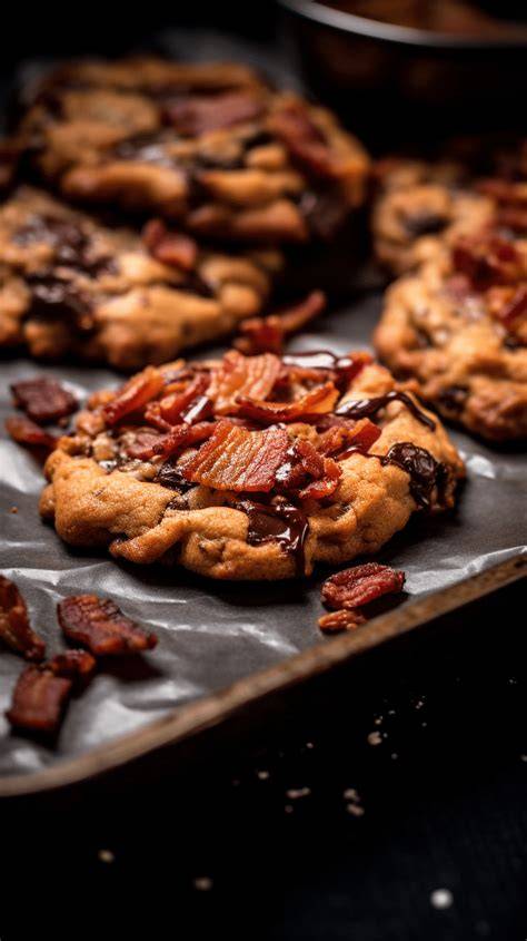 Bacon Chocolate Cookies als Weihnachtsgeschenk verpackt