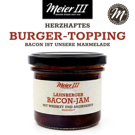 Bacon Jam als Burger-Topping