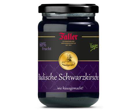 Badische Schwarzkirsch-Konfitüre